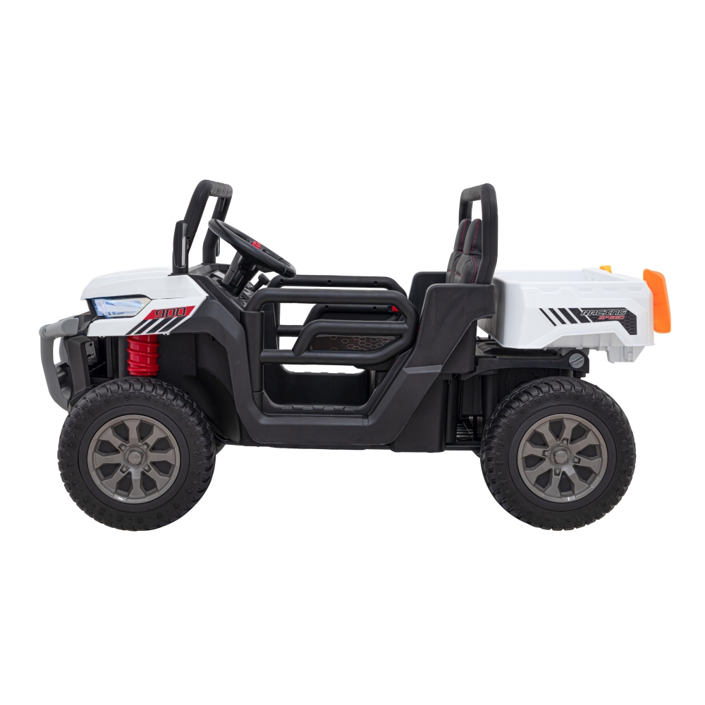 Elektromobilis Auto Pick-Up Speed 900 4x4, White-Elektromobiliai vaikams, Sunkvežimiai-e-vaikas