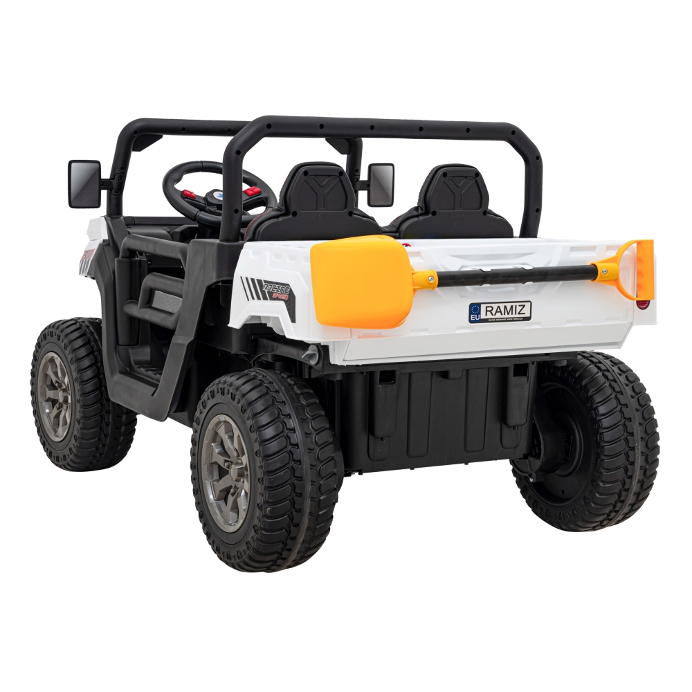 Elektromobilis Auto Pick-Up Speed 900 4x4, White-Elektromobiliai vaikams, Sunkvežimiai-e-vaikas