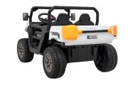 Auto Pick-Up Speed 900 dla dzieci Biały + Napęd 4x4 + Ruchomy kiper + Bagażnik + Pilot + Łopatka + Audio LED