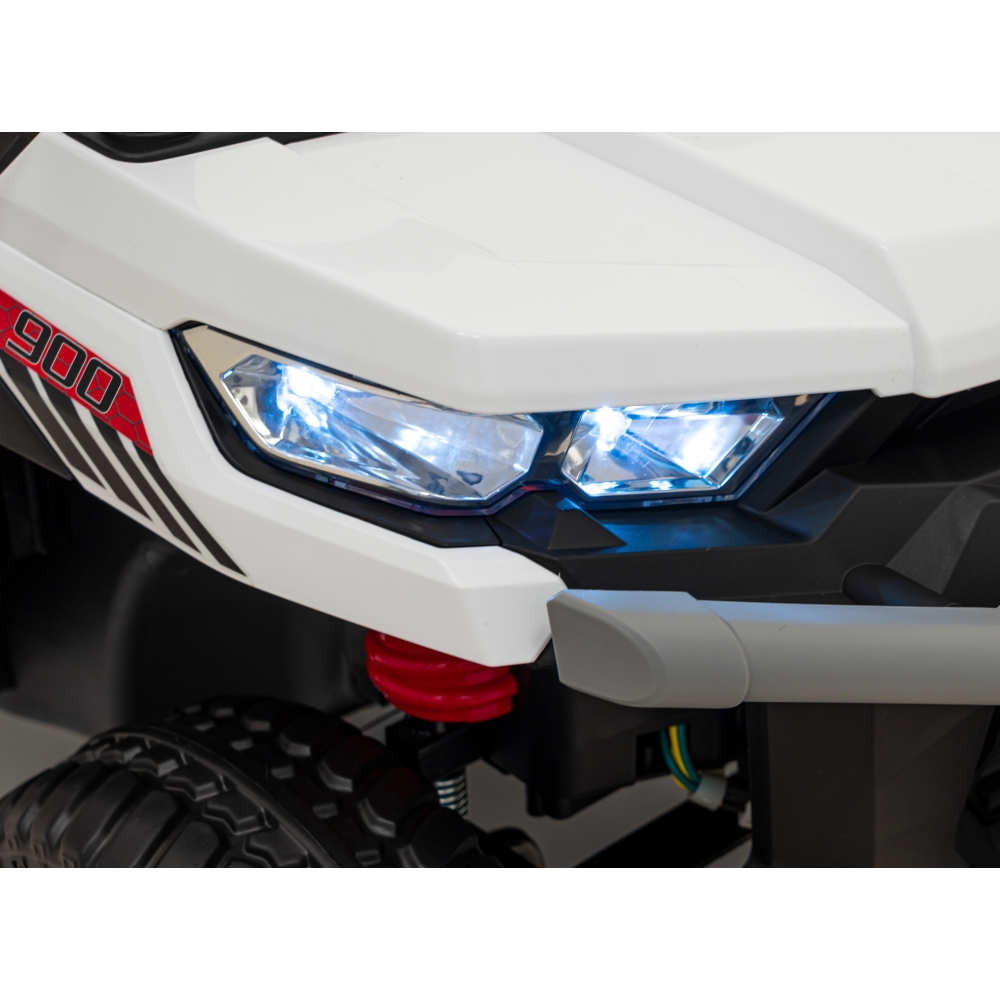 Elektromobilis Auto Pick-Up Speed 900 4x4, White-Elektromobiliai vaikams, Sunkvežimiai-e-vaikas