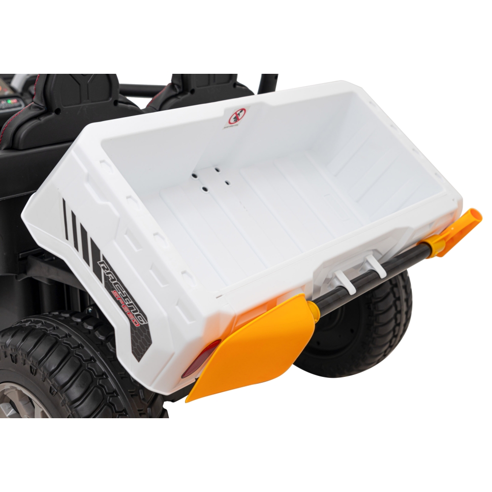 Elektromobilis Auto Pick-Up Speed 900 4x4, White-Elektromobiliai vaikams, Sunkvežimiai-e-vaikas