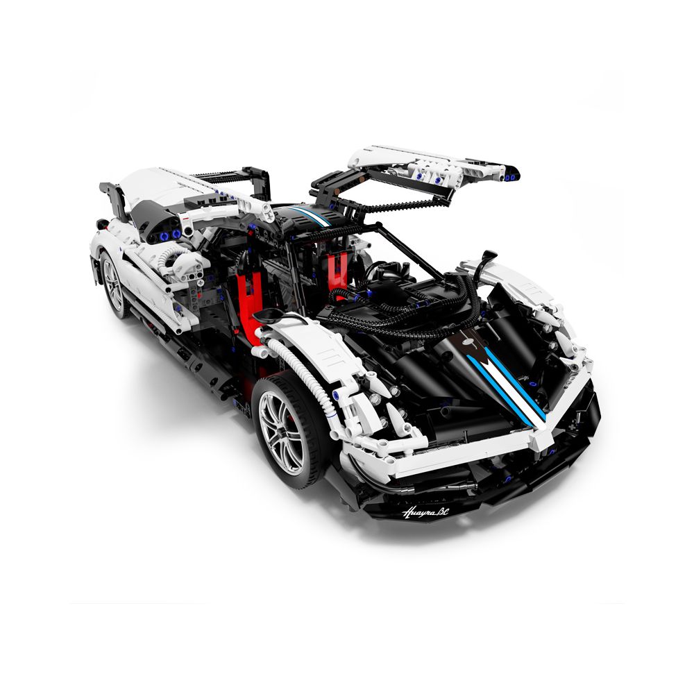 Pagani Huayra RASTAR model 1:8 Składane auto 2896 Klocków technicznych + Otwierane drzwi