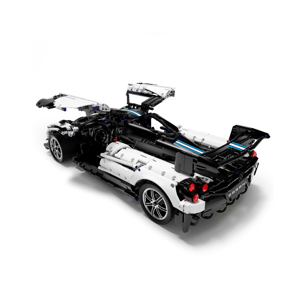 Pagani Huayra RASTAR model 1:8 Składane auto 2896 Klocków technicznych + Otwierane drzwi