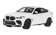 Nuotoliniu būdu valdomas BMW X6 M baltas RASTAR 1:14 + 2,4 GHz pultas