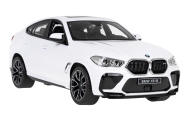 Nuotoliniu būdu valdomas BMW X6 M baltas RASTAR 1:14 + 2,4 GHz pultas