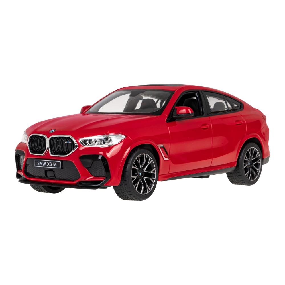 Nuotoliniu būdu valdomas BMW X6 M raudonas RASTAR modelis 1:14 + 2,4 GHz