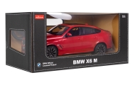 Nuotoliniu būdu valdomas BMW X6 M raudonas RASTAR modelis 1:14 + 2,4 GHz