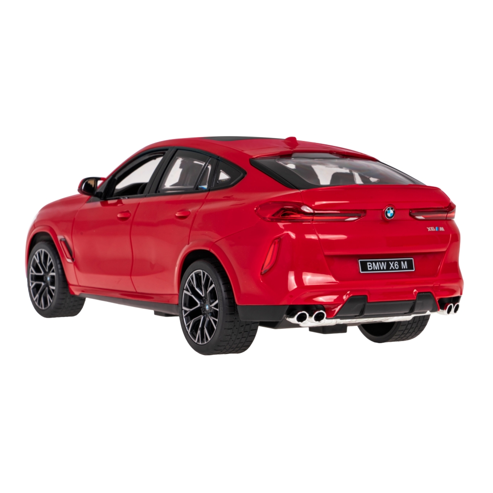 Nuotoliniu būdu valdomas BMW X6 M raudonas RASTAR modelis 1:14 + 2,4 GHz