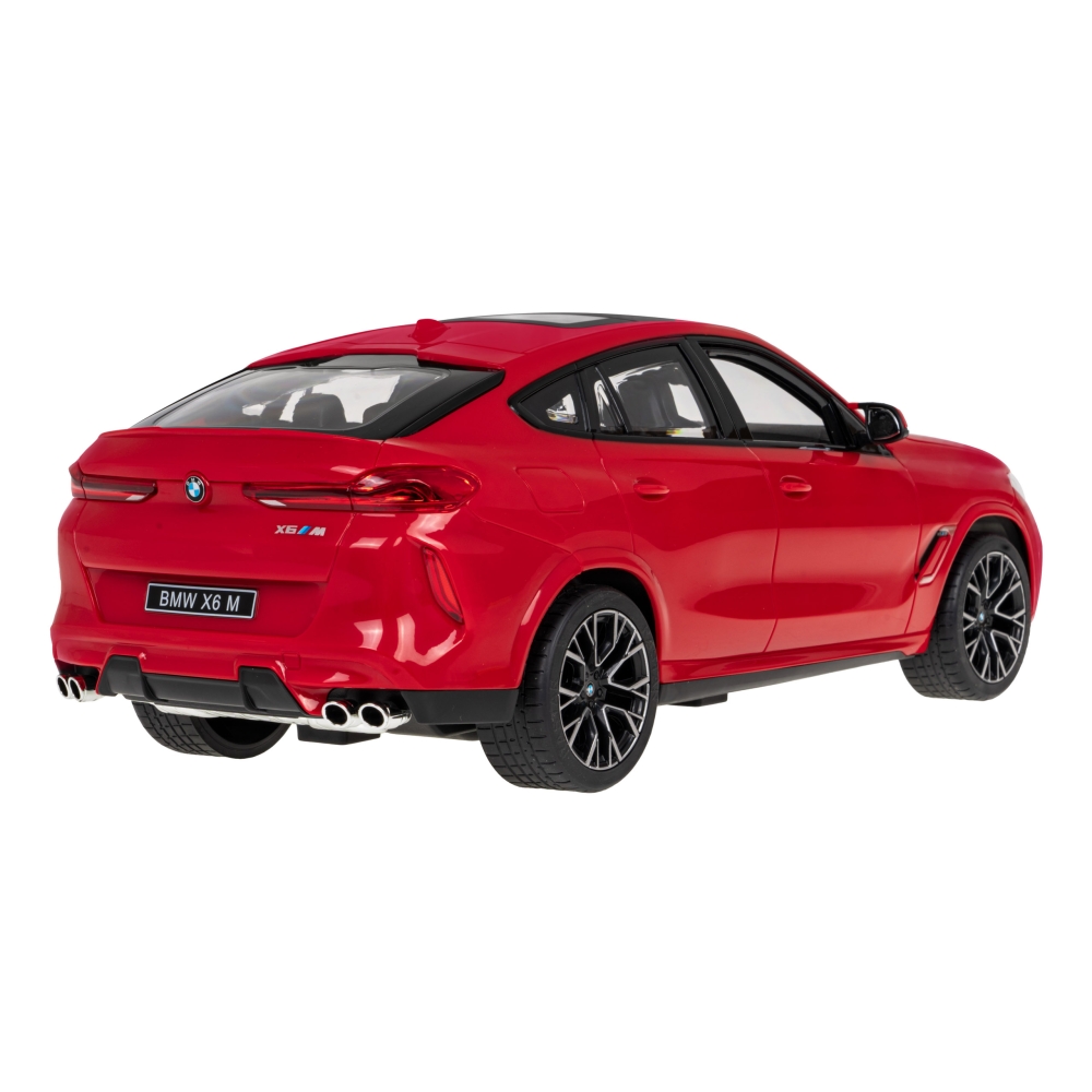 Nuotoliniu būdu valdomas BMW X6 M raudonas RASTAR modelis 1:14 + 2,4 GHz