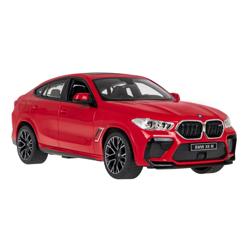 Nuotoliniu būdu valdomas BMW X6 M raudonas RASTAR modelis 1:14 + 2,4 GHz