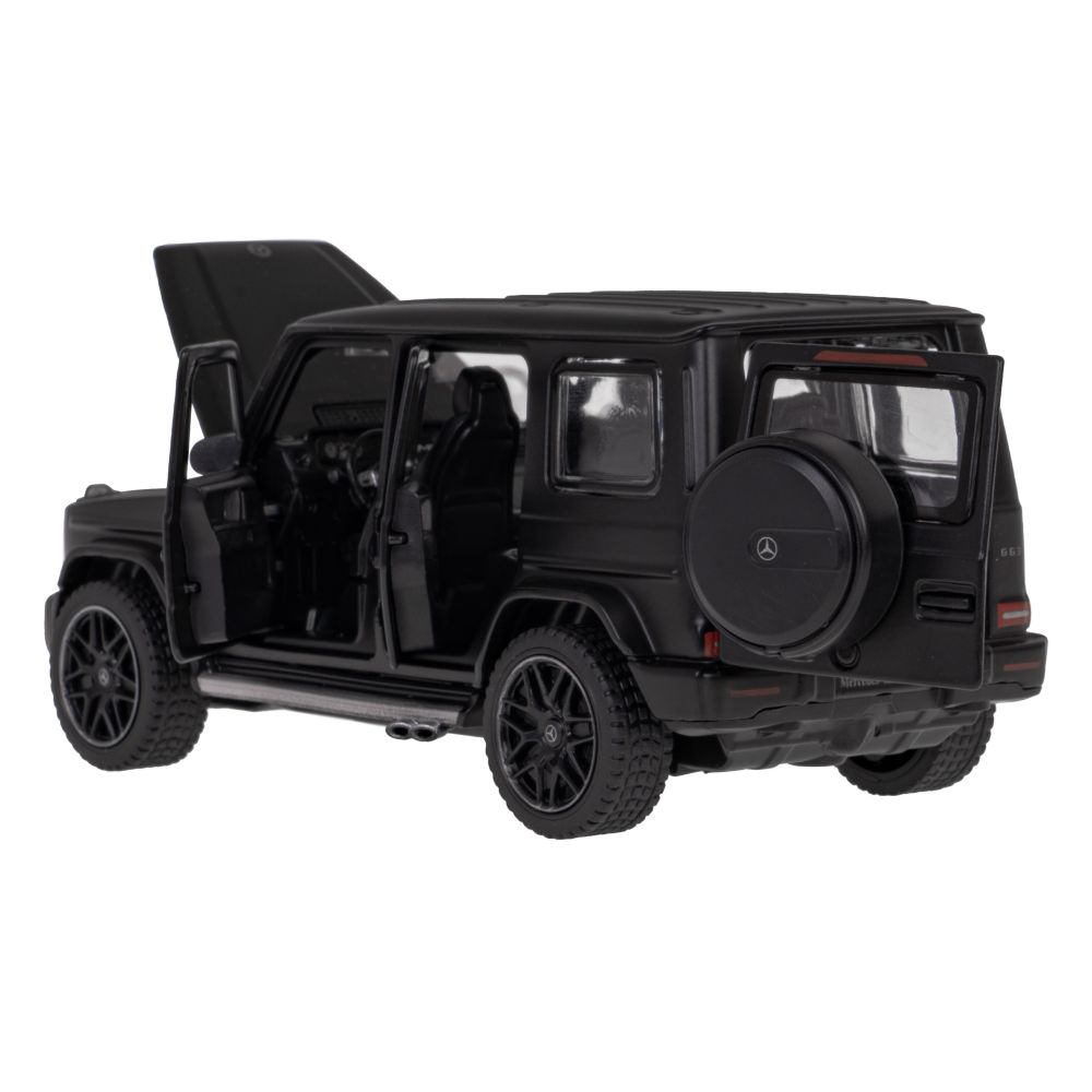 Mercedes-AMG G 63 czarny RASTAR model 1:32 Metalowa karoseria + Ręcznie otwierane elementy