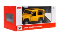 Nuotoliniu būdu valdomas Land Rover Defender geltonas RASTAR 1:14
