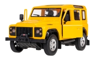 Nuotoliniu būdu valdomas Land Rover Defender geltonas RASTAR 1:14