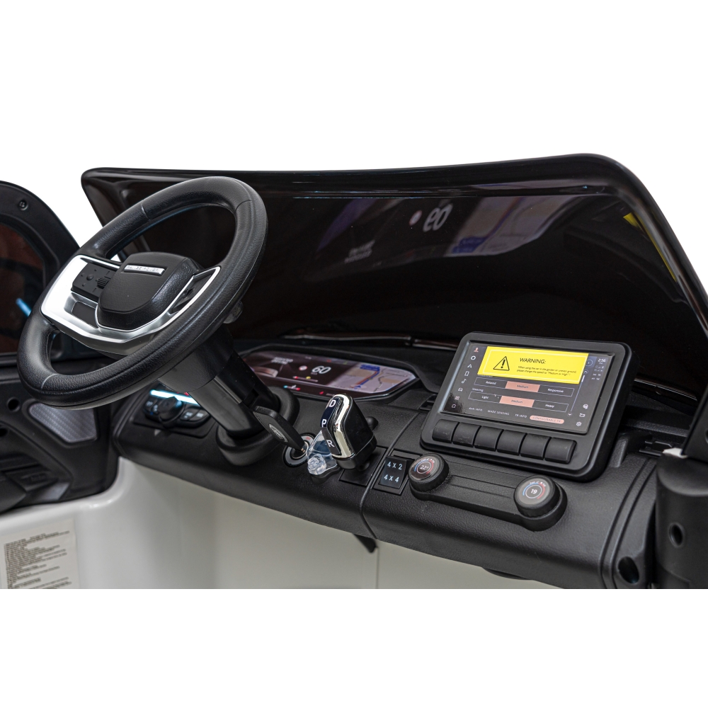 „Range Rover“ visureigis „Lift“, baltos spalvos-Elektromobiliai vaikams, Visureigiai-e-vaikas