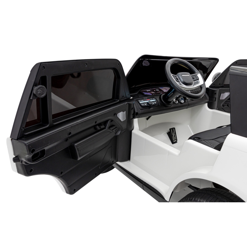 „Range Rover“ visureigis „Lift“, baltos spalvos-Elektromobiliai vaikams, Visureigiai-e-vaikas