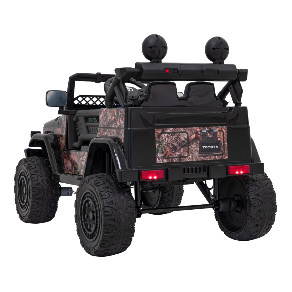 Elektromobilis Toyota FJ Cruiser 4x4, Black Leaves-Elektromobiliai vaikams, Visureigiai-e-vaikas