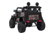 Toyota FJ Cruiser dla dzieci Czarny Liście + Pilot + Napęd 4x4 + Audio LED + EVA + Wolny Start