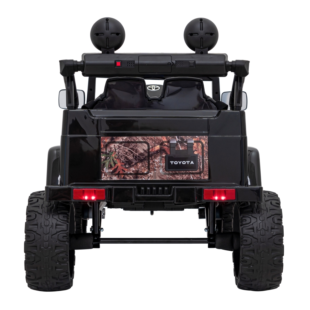 Elektromobilis Toyota FJ Cruiser 4x4, Black Leaves-Elektromobiliai vaikams, Visureigiai-e-vaikas