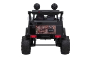 Toyota FJ Cruiser dla dzieci Czarny Liście + Pilot + Napęd 4x4 + Audio LED + EVA + Wolny Start