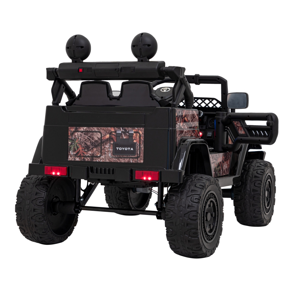 Elektromobilis Toyota FJ Cruiser 4x4, Black Leaves-Elektromobiliai vaikams, Visureigiai-e-vaikas