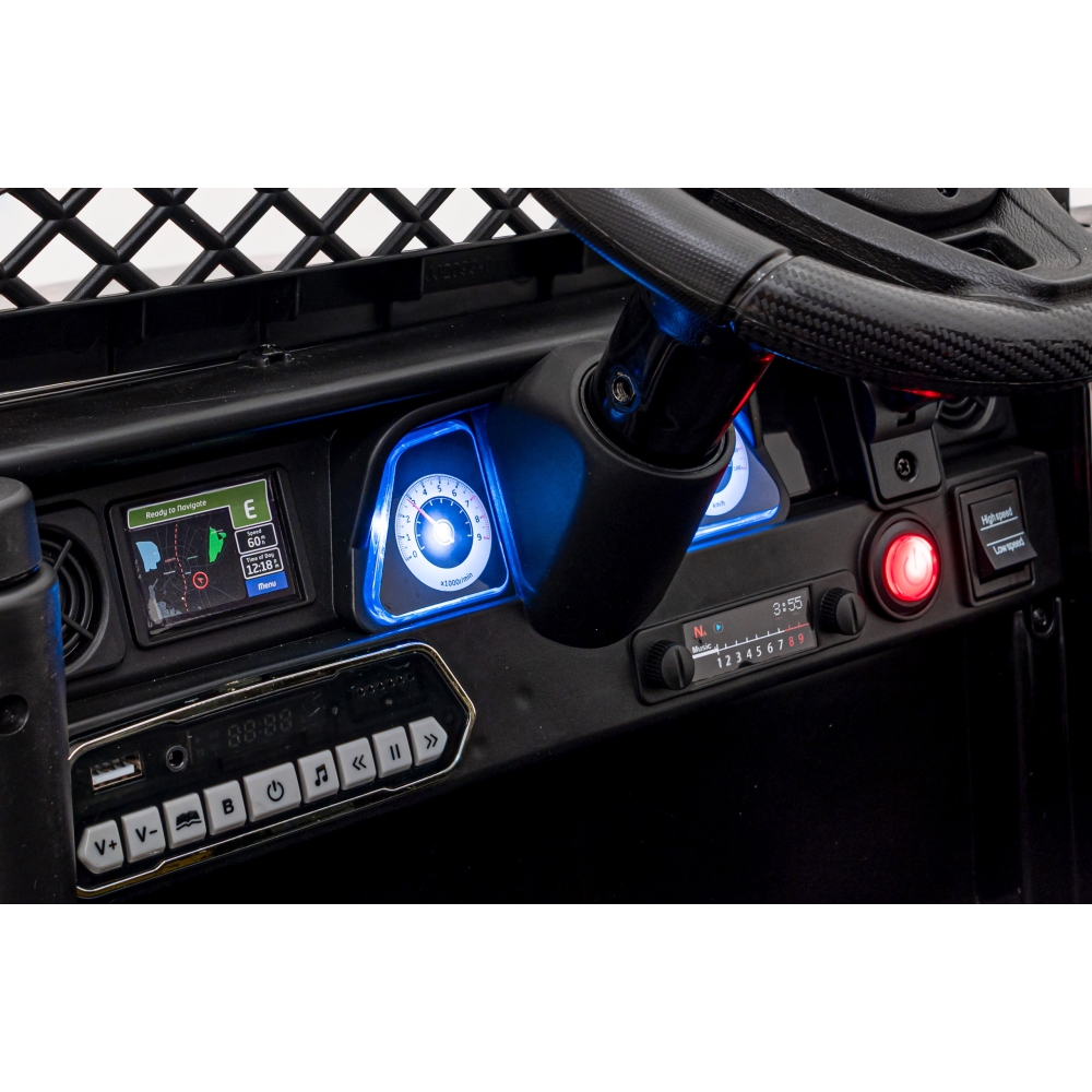 Elektromobilis Toyota FJ Cruiser 4x4, Black Leaves-Elektromobiliai vaikams, Visureigiai-e-vaikas