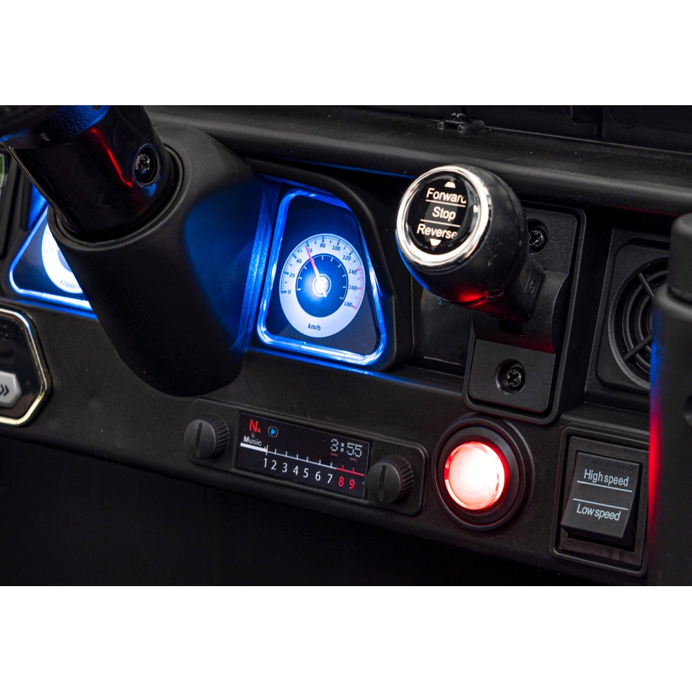 Elektromobilis Toyota FJ Cruiser 4x4, Black Leaves-Elektromobiliai vaikams, Visureigiai-e-vaikas
