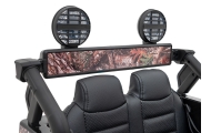 Toyota FJ Cruiser dla dzieci Czarny Liście + Pilot + Napęd 4x4 + Audio LED + EVA + Wolny Start