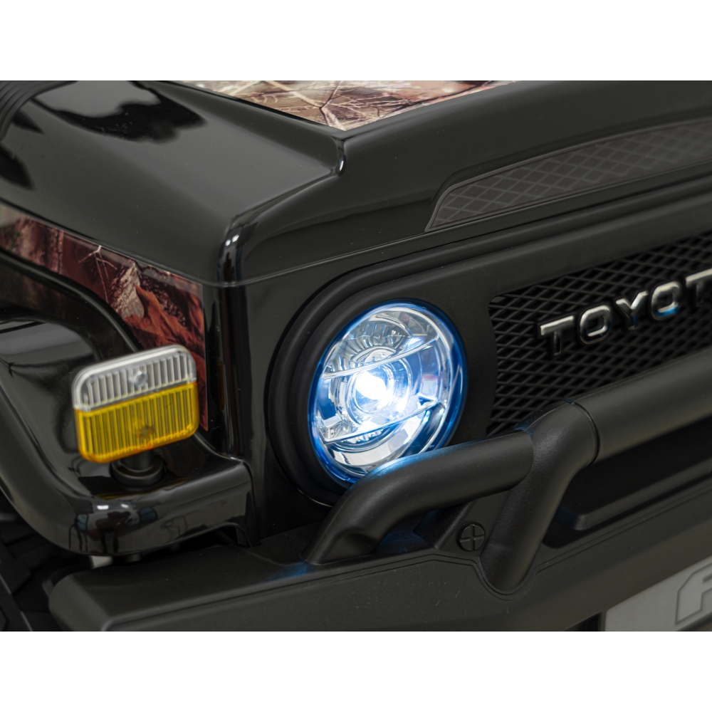Elektromobilis Toyota FJ Cruiser 4x4, Black Leaves-Elektromobiliai vaikams, Visureigiai-e-vaikas
