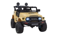 Elektromobilis Toyota FJ Cruiser 4x4, Beige-Elektromobiliai vaikams, Visureigiai-e-vaikas