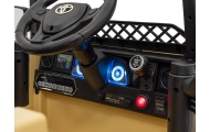 Toyota FJ Cruiser dla dzieci Beżowy + Pilot + Napęd 4x4 + Audio LED + EVA + Wolny Start