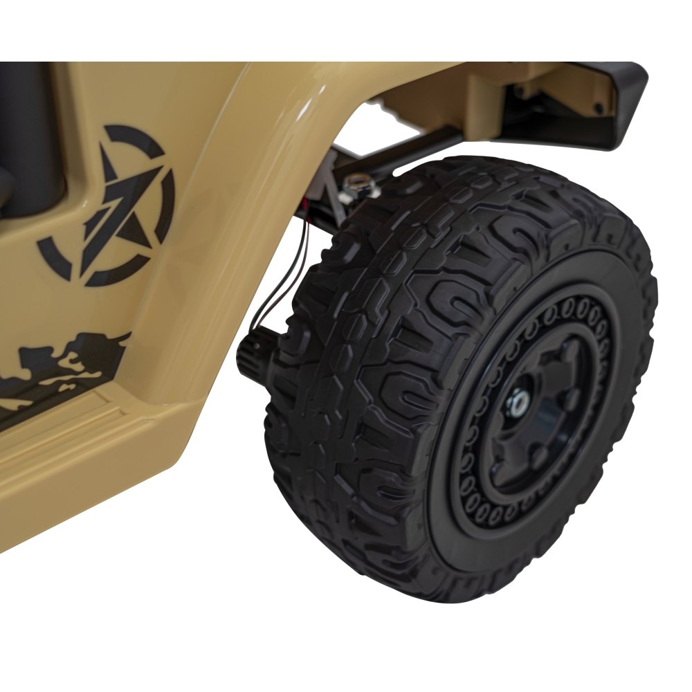Elektromobilis Toyota FJ Cruiser 4x4, Beige-Elektromobiliai vaikams, Visureigiai-e-vaikas
