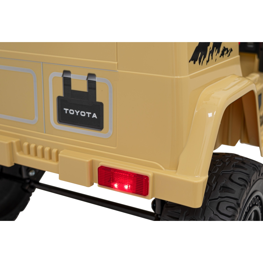 Elektromobilis Toyota FJ Cruiser 4x4, Beige-Elektromobiliai vaikams, Visureigiai-e-vaikas