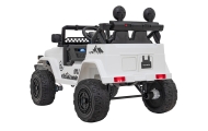 Elektromobilis Toyota FJ Cruiser 4x4, White-Elektromobiliai vaikams, Visureigiai-e-vaikas