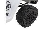 Elektromobilis Toyota FJ Cruiser 4x4, White-Elektromobiliai vaikams, Visureigiai-e-vaikas