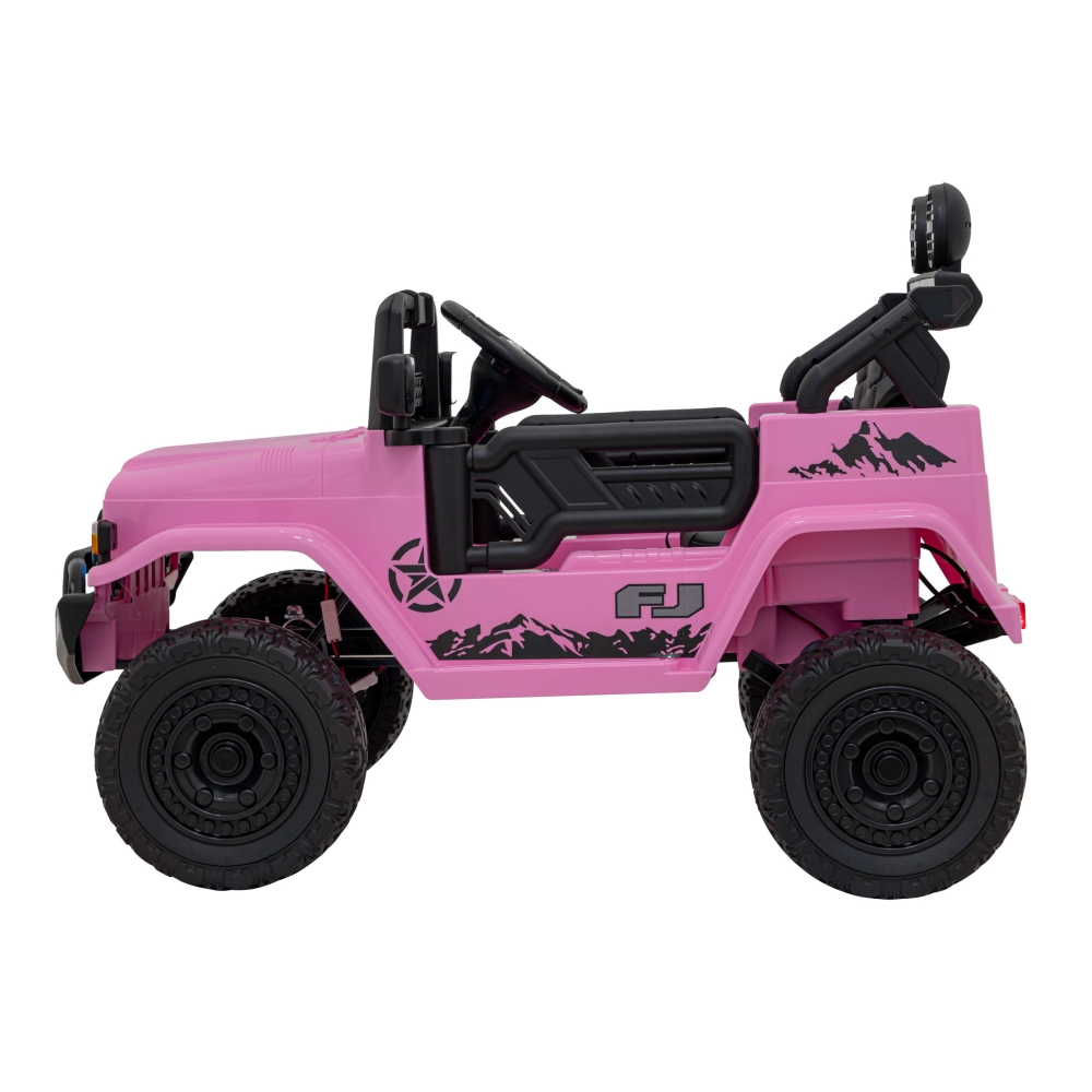 Elektromobilis Toyota FJ Cruiser 4x4, Pink-Elektromobiliai vaikams, Visureigiai-e-vaikas