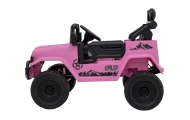 Toyota FJ Cruiser dla dzieci Różowy + Pilot + Napęd 4x4 + Audio LED + EVA + Wolny Start
