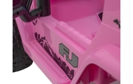 Elektromobilis Toyota FJ Cruiser 4x4, Pink-Elektromobiliai vaikams, Visureigiai-e-vaikas
