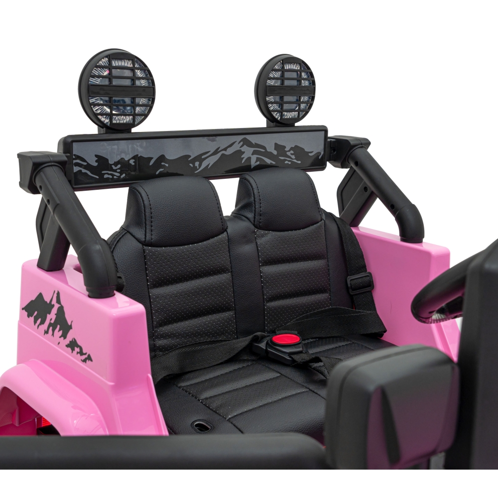Elektromobilis Toyota FJ Cruiser 4x4, Pink-Elektromobiliai vaikams, Visureigiai-e-vaikas