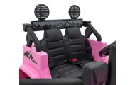 Toyota FJ Cruiser dla dzieci Różowy + Pilot + Napęd 4x4 + Audio LED + EVA + Wolny Start