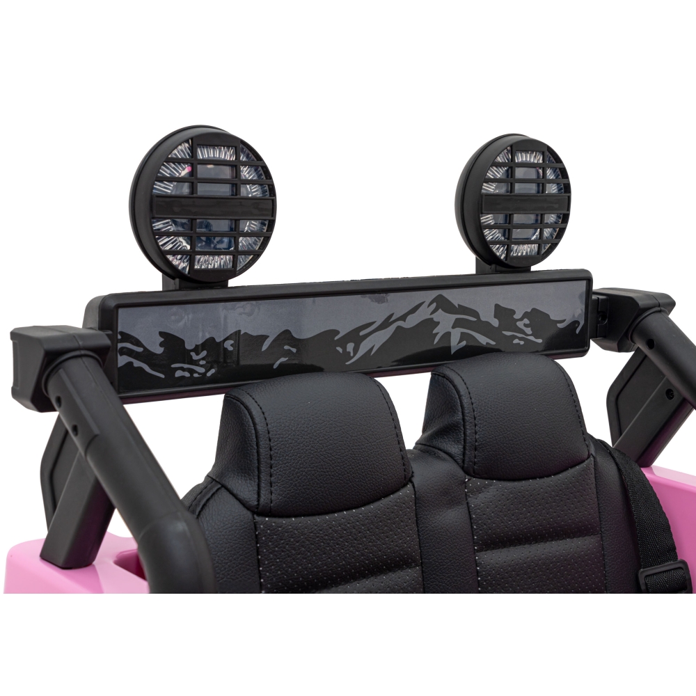 Elektromobilis Toyota FJ Cruiser 4x4, Pink-Elektromobiliai vaikams, Visureigiai-e-vaikas