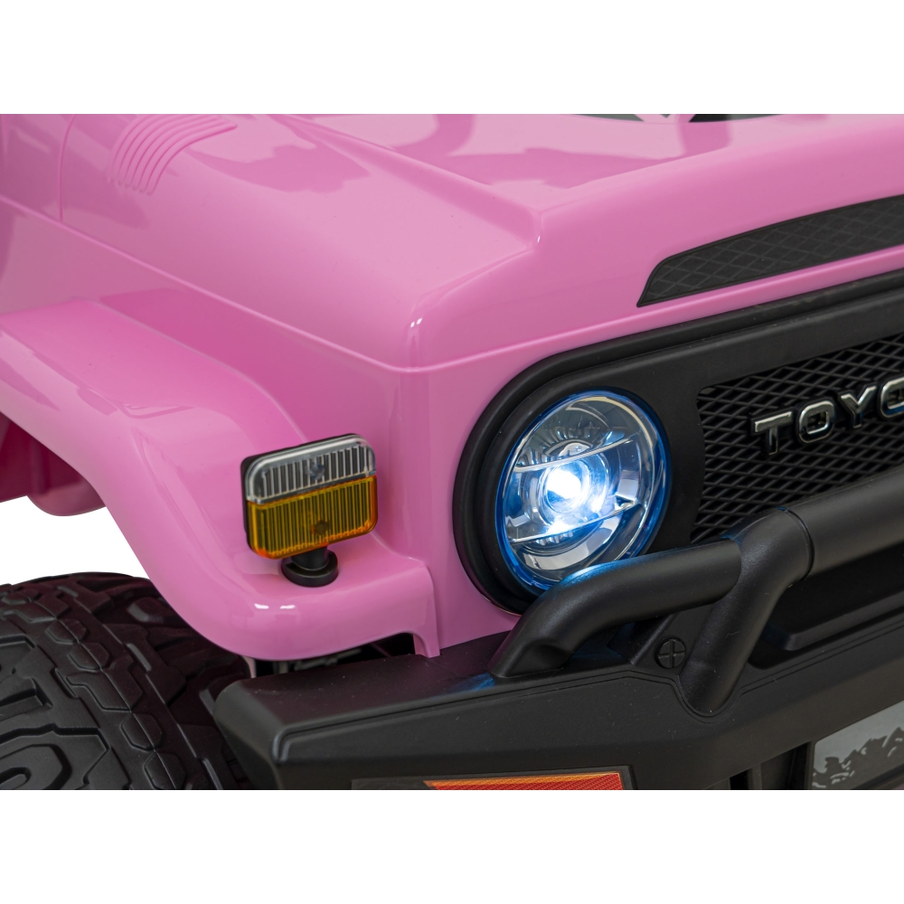 Elektromobilis Toyota FJ Cruiser 4x4, Pink-Elektromobiliai vaikams, Visureigiai-e-vaikas