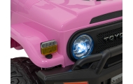 Toyota FJ Cruiser dla dzieci Różowy + Pilot + Napęd 4x4 + Audio LED + EVA + Wolny Start
