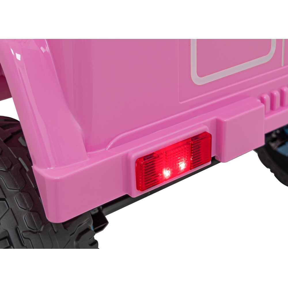 Elektromobilis Toyota FJ Cruiser 4x4, Pink-Elektromobiliai vaikams, Visureigiai-e-vaikas