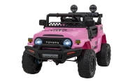 Elektromobilis Toyota FJ Cruiser 4x4, Pink-Elektromobiliai vaikams, Visureigiai-e-vaikas