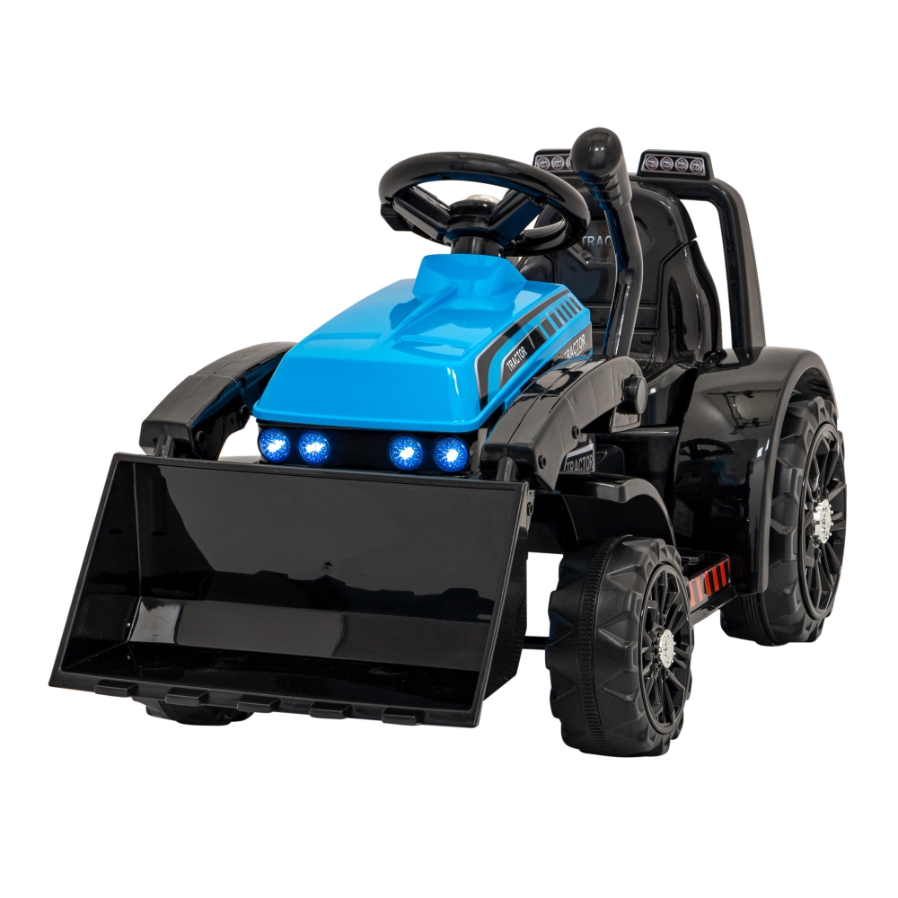 Elektrinis traktorius-buldozeris G320, Blue-Elektromobiliai vaikams, Traktoriai-e-vaikas