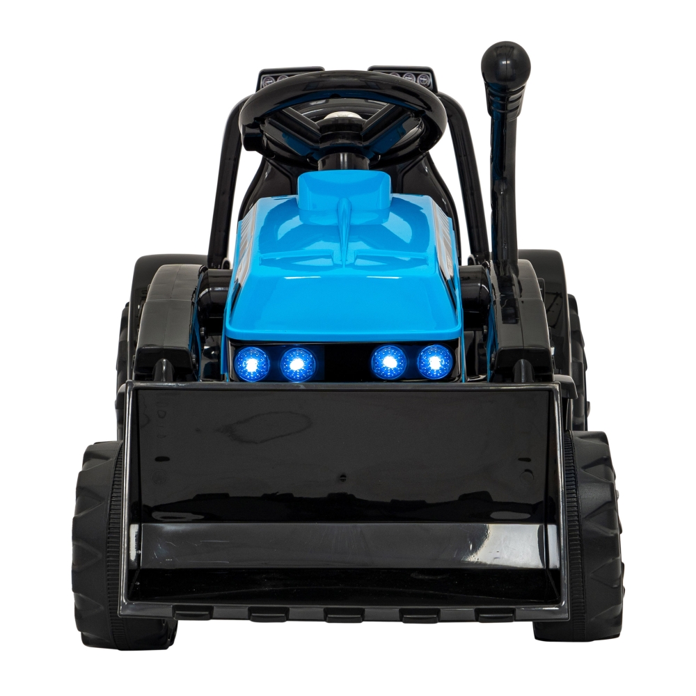 Elektrinis traktorius-buldozeris G320, Blue-Elektromobiliai vaikams, Traktoriai-e-vaikas