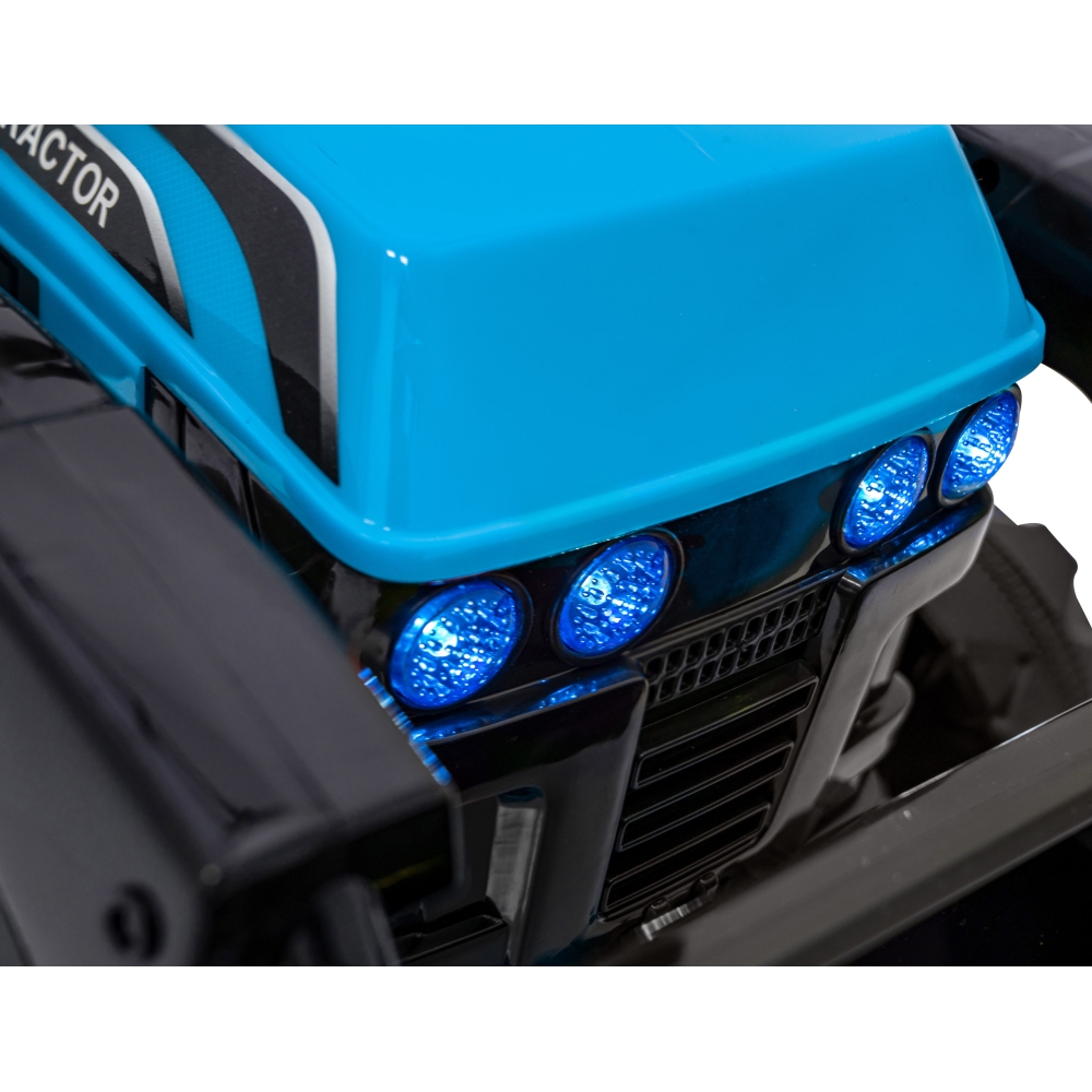 Elektrinis traktorius-buldozeris G320, Blue-Elektromobiliai vaikams, Traktoriai-e-vaikas