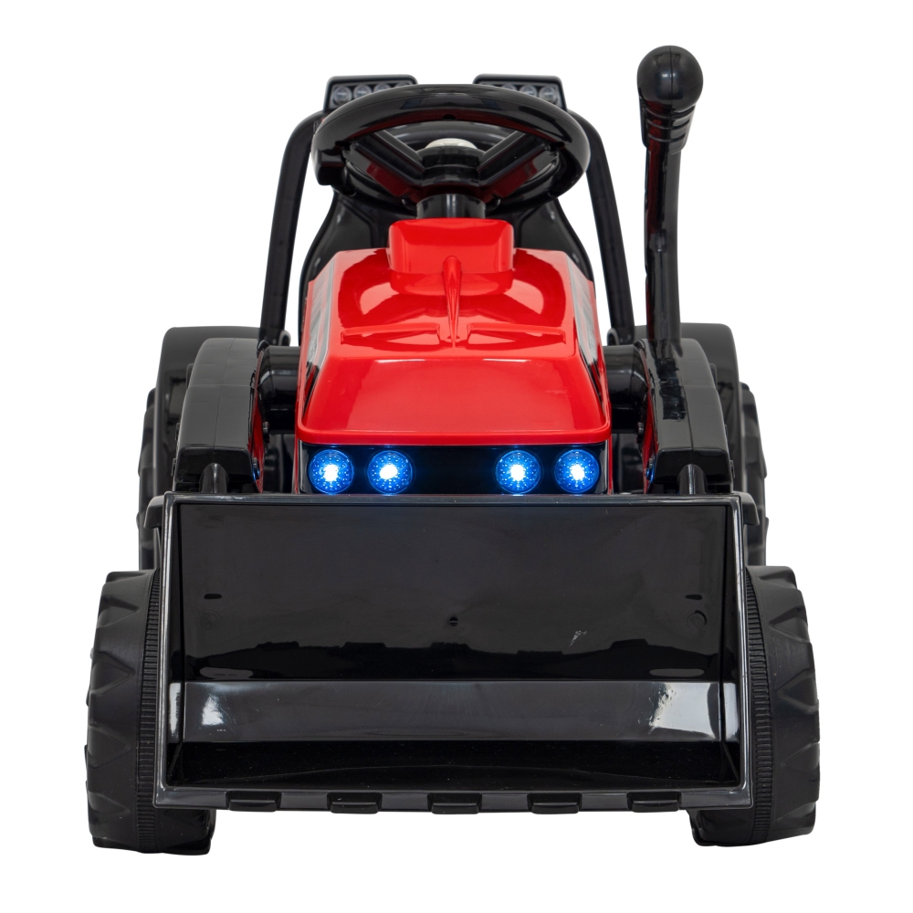 Elektrinis traktorius-buldozeris G320, Red-Elektromobiliai vaikams, Traktoriai-e-vaikas