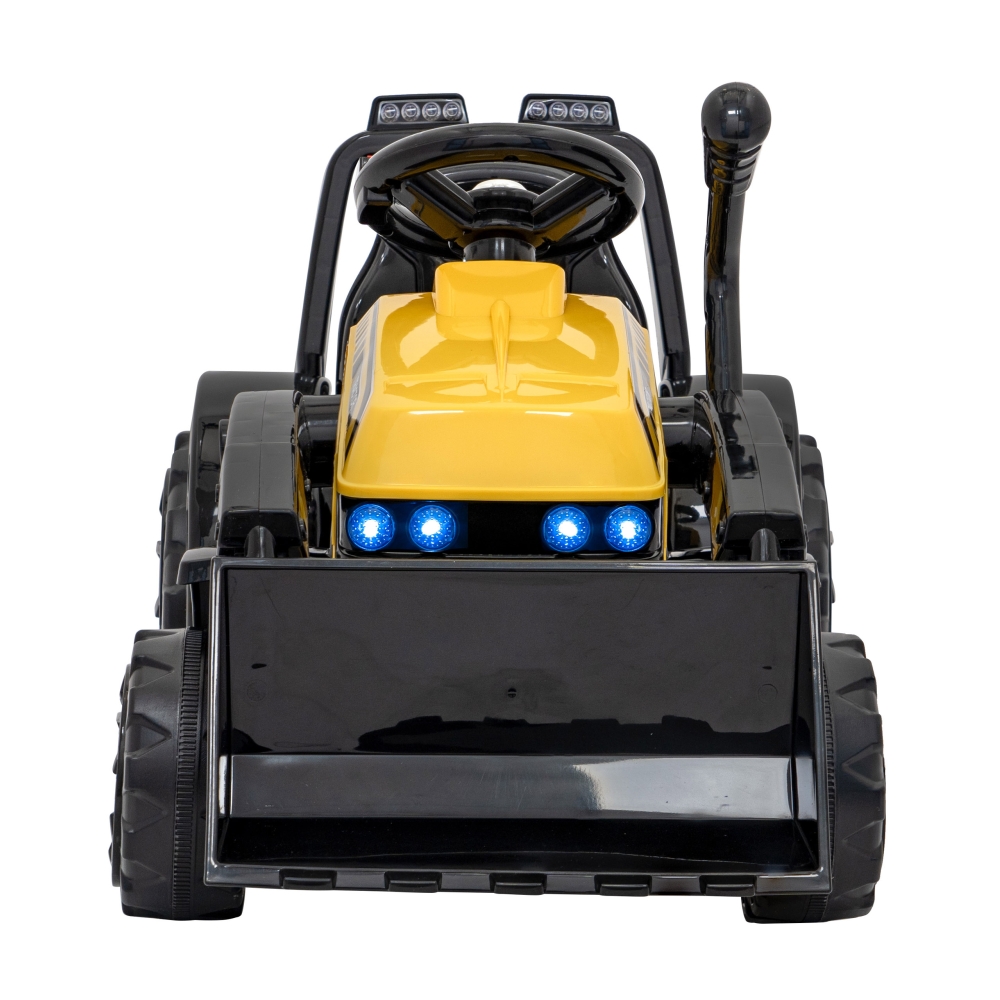 Elektrinis traktorius-buldozeris G320, Yellow-Elektromobiliai vaikams, Traktoriai-e-vaikas