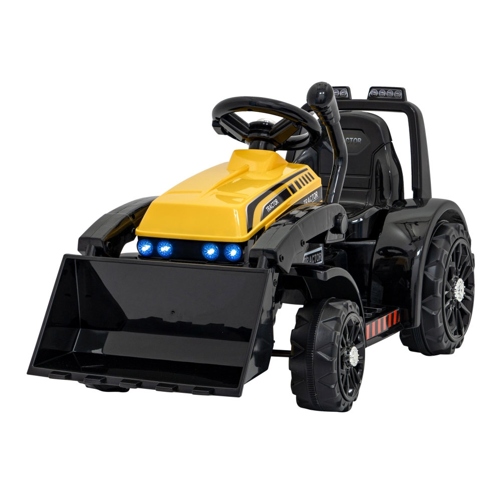 Elektrinis traktorius-buldozeris G320, Yellow-Elektromobiliai vaikams, Traktoriai-e-vaikas